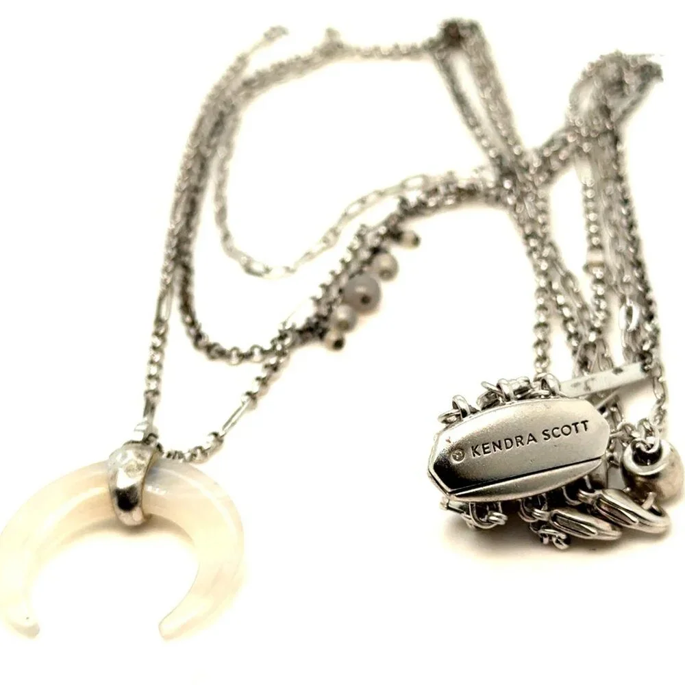 Kendra Scott‎ Gemma Triple Chain Crescent Necklace
